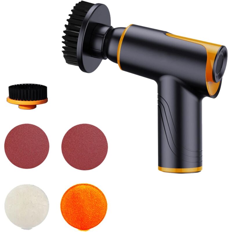 Mini Cordless Car Polisher Rechargeable Polishing Machine 100W 1800Rpm Portable Multifunctional Polishing Machine For - Image 1