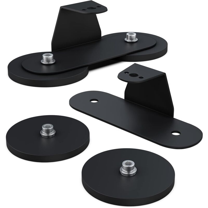 Magnetic Base LED Strip Mounting Bracket, Strong Suction Cup Holder For Straight Curved Side LED Strip Mounting, 2 - Image 1
