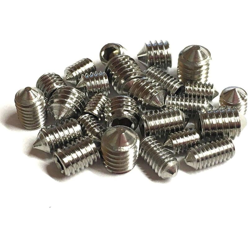 16 pcs 5Mm Length Countersunk Grub Screws, Various Metric Threads, M3, M4, M5 & M6. A2 Grade Stainless Steel Hexagon - Image 2