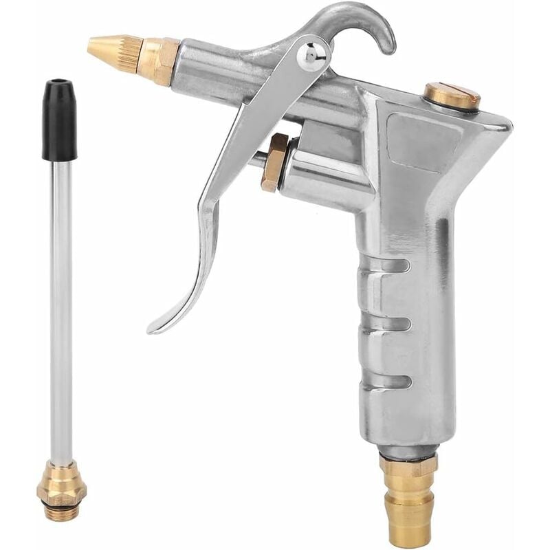 Powerful Aluminum Alloy Blow Dust Gun Air Blower With 1 Nozzle Blowing Duster Cleaning Air Pump Air Compressor Tool - Image 1