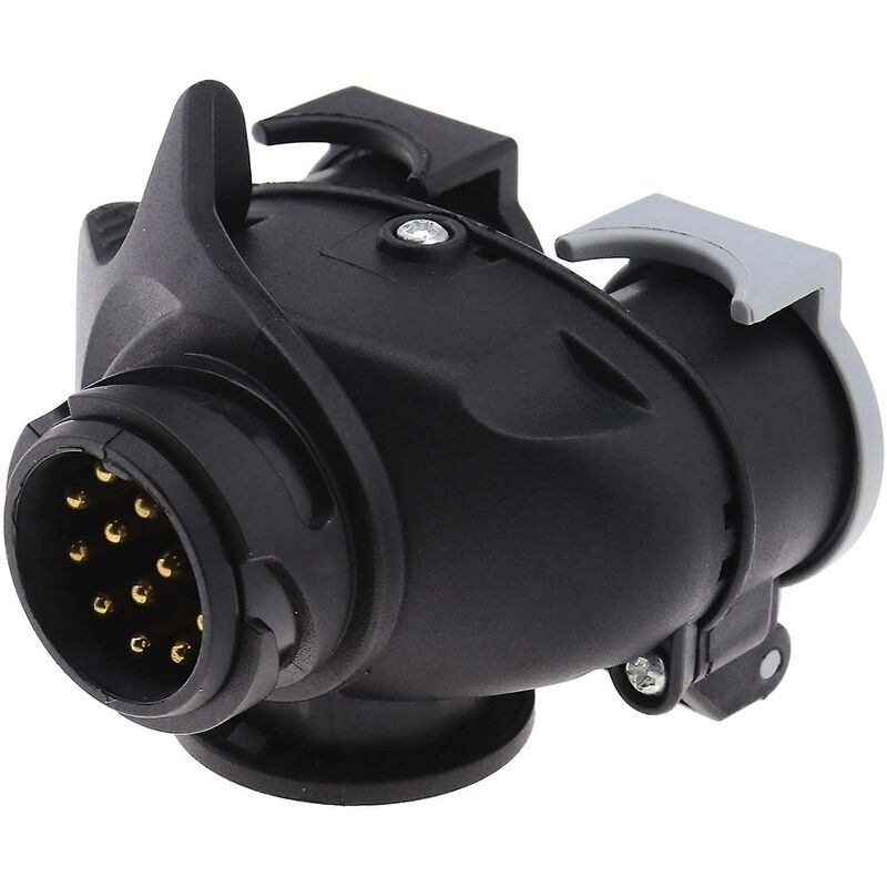 13 To 7 Pin Trailer Socket 12N 12S Dual Adapter Converter European Plug For Car Trailer Truck Towbar 12V Waterproof - Image 3