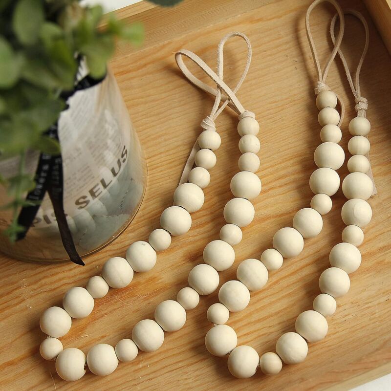 2 Pieces Bohemian Curtain Holdbacks, Curtain Tiebacks, Curtain Holdbacks - For Wall, Farmhouse, Window, Bedroom, Dining - Image 1