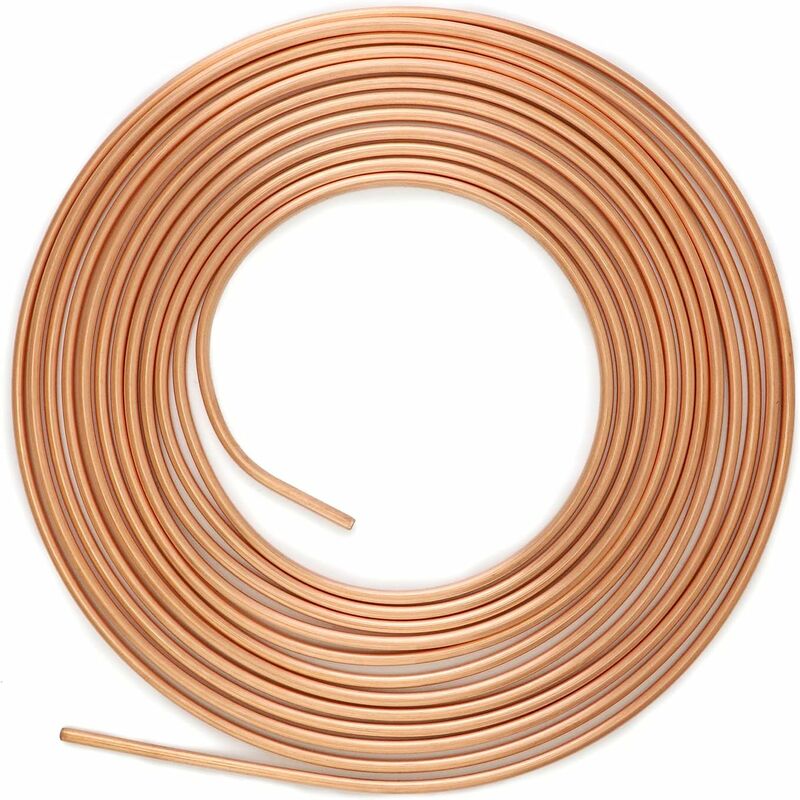 7.6M Brake Copper Hose, Brake Pipe Tube, Od 4.76Mm, Id 3.3Mm With 16 Nuts - Image 2