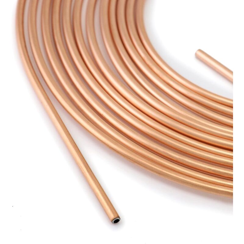7.6M Brake Copper Hose, Brake Pipe Tube, Od 4.76Mm, Id 3.3Mm With 16 Nuts - Image 3