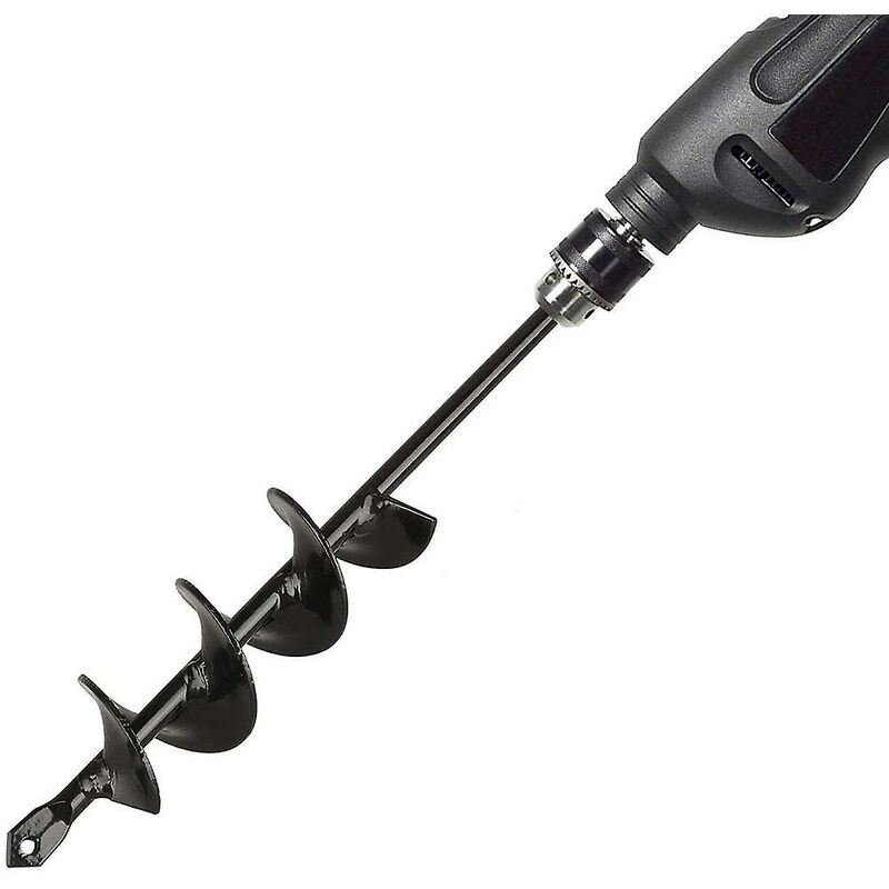 Garden Auger, Spiral Drill Gardening Tool For Planting Trees/Shrubs/Twist Drill/Planting Auger - 4×22Cm - Image 1