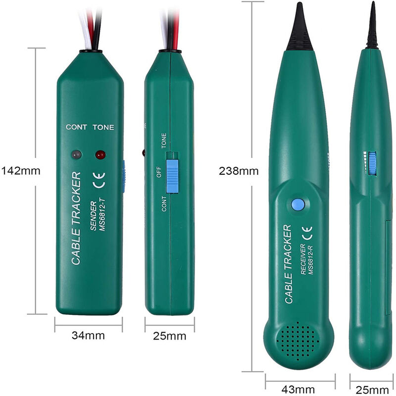 Multifunctional Wire Tester, Cable Detector, Ms6812 RObot Lawn Mower Cable Detector, Lan Network Cable Line Tester, - Image 2