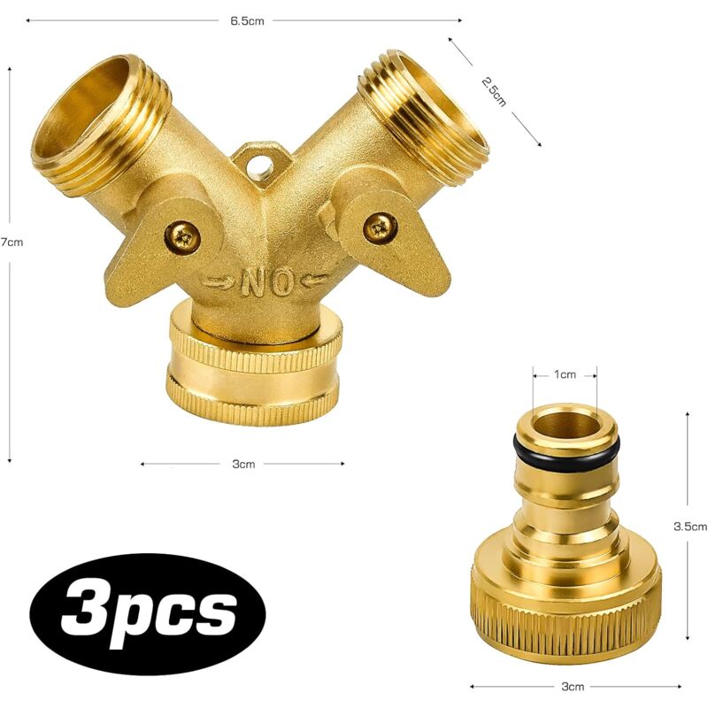 2-Way Y-Distributor With 3/4