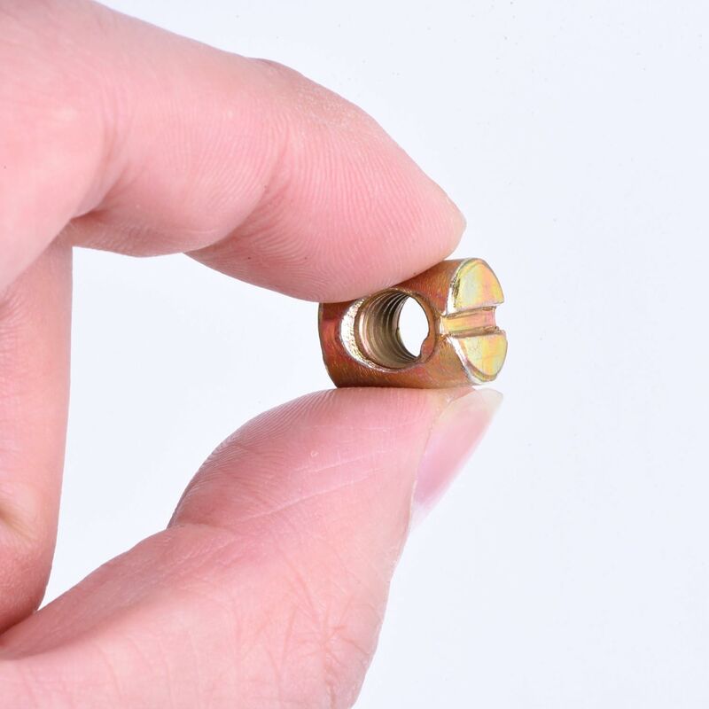 20 pcs M6 Slotted Nuts For Furniture Chairs Beds Cribs - Image 4