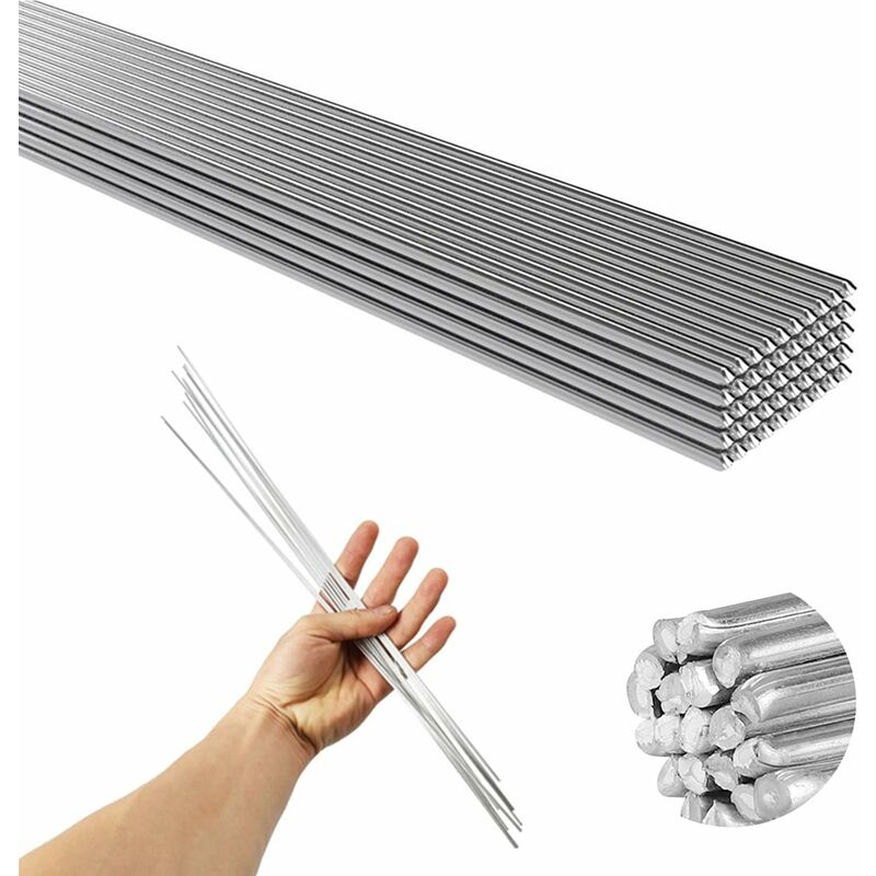 Welding ROd, 50 pcs 2.0Mm Low Temperature Aluminum Welding Electrodes - Easy Melt Welding ROds - Corrosion Resistance - Image 1