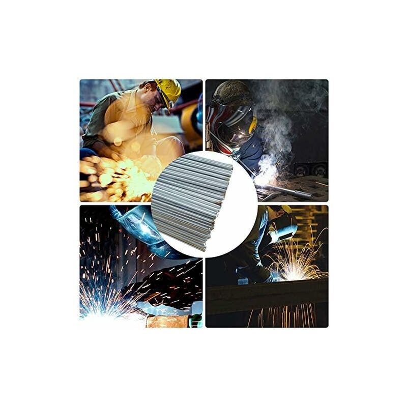 Welding ROd, 50 pcs 2.0Mm Low Temperature Aluminum Welding Electrodes - Easy Melt Welding ROds - Corrosion Resistance - Image 4