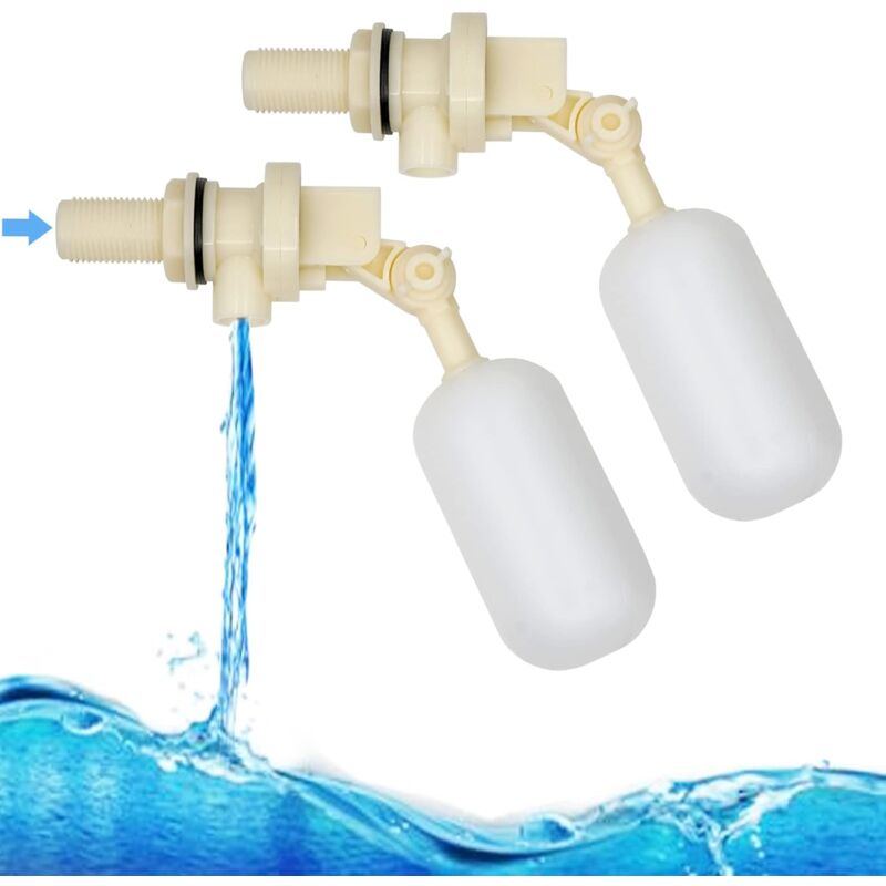 pcs 1/2 Inch Float Ball Valve For Waterer 1.27Cm Automatic Shut Off Fill Ball Valve For Cattle Waterer Tank Float - Image 1