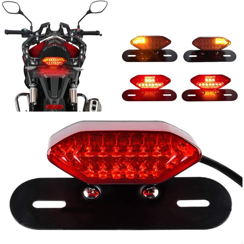 20 LED Motorcycle Tail Light Integrated Motorcycle LED Brake Light & Turn Signal Light Motorcycle LED Driving Lights - Image 1