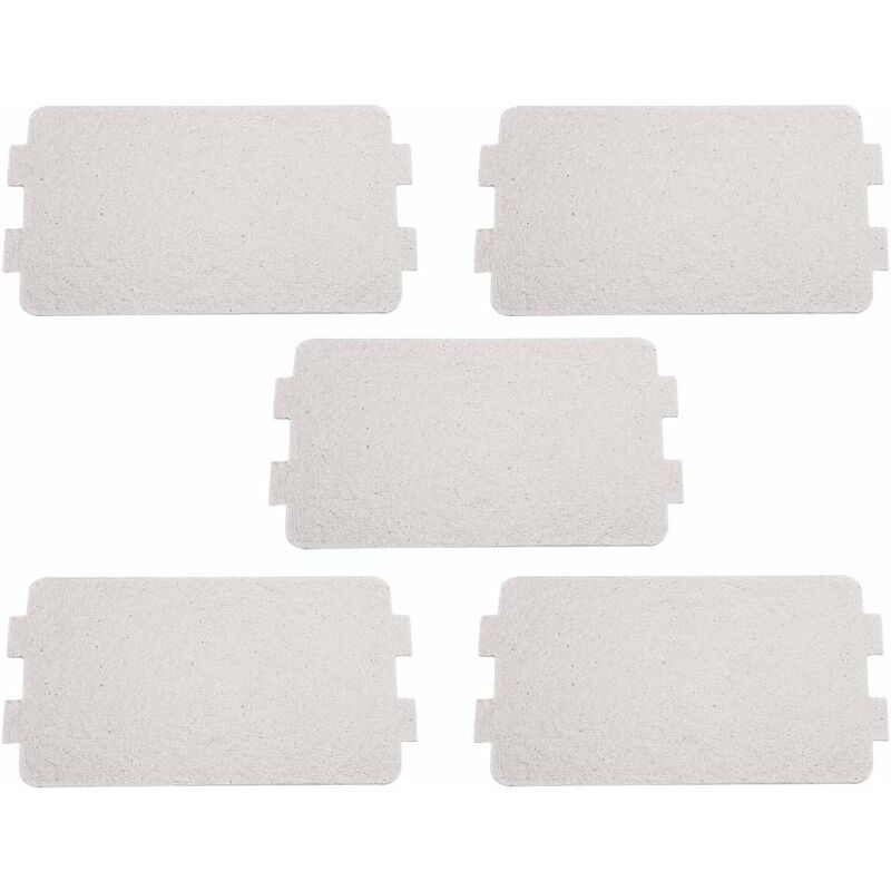 5 pcs Microwave Plate Sheet Replacement Microwave Oven Mica Plate Sheet Microwave Waveguide Cover Repair Accessory - Image 1