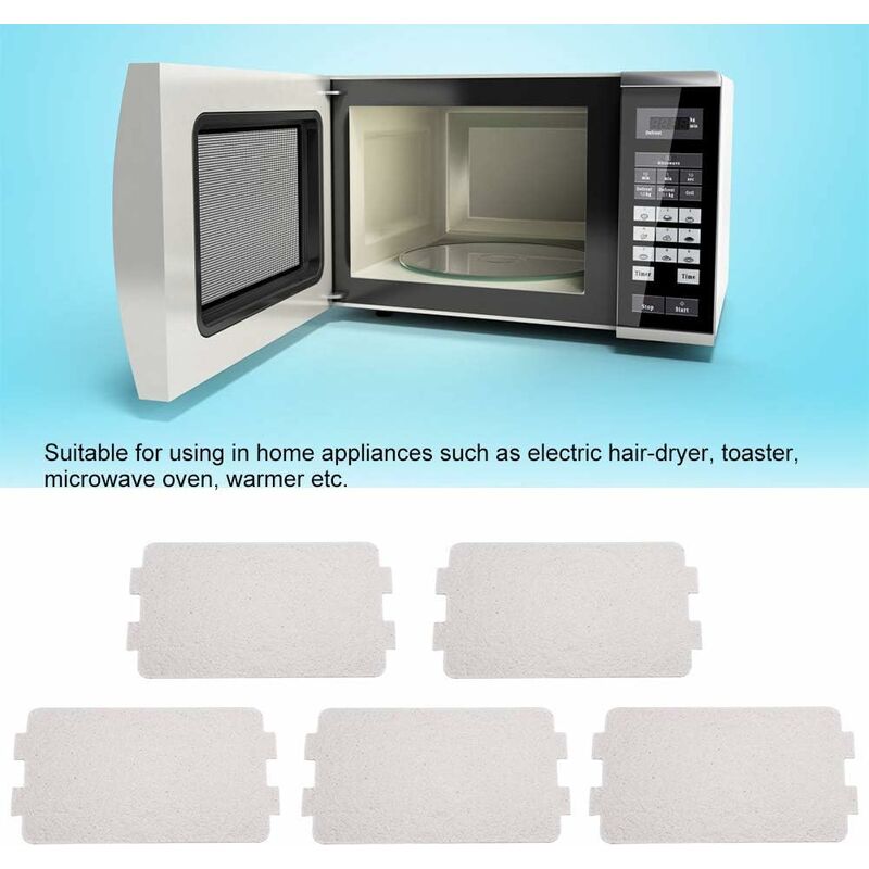 5 pcs Microwave Plate Sheet Replacement Microwave Oven Mica Plate Sheet Microwave Waveguide Cover Repair Accessory - Image 3