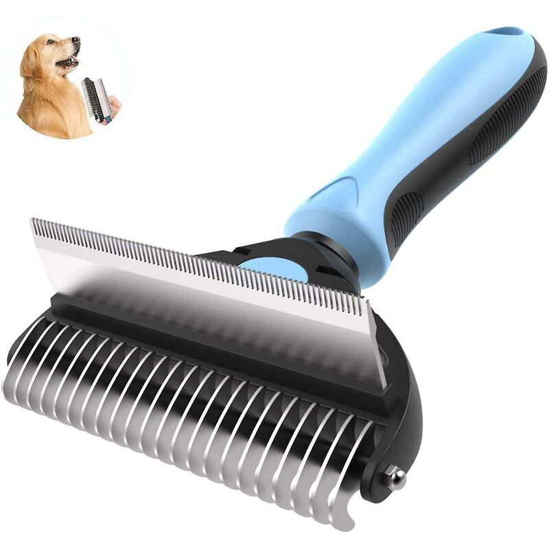 Pets Dog Cat Brush, Long Hair Dog Brush, Dog And Cat Comb, Dog And Cat Cleaning Brush Remove Excess And Dead Hair - Image 1