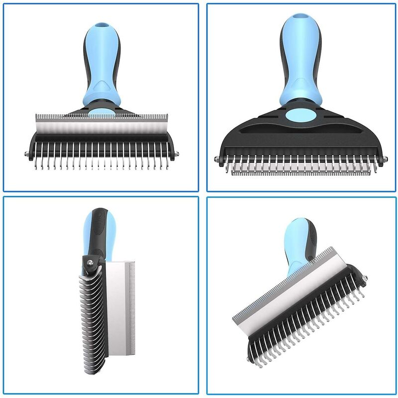 Pets Dog Cat Brush, Long Hair Dog Brush, Dog And Cat Comb, Dog And Cat Cleaning Brush Remove Excess And Dead Hair - Image 4