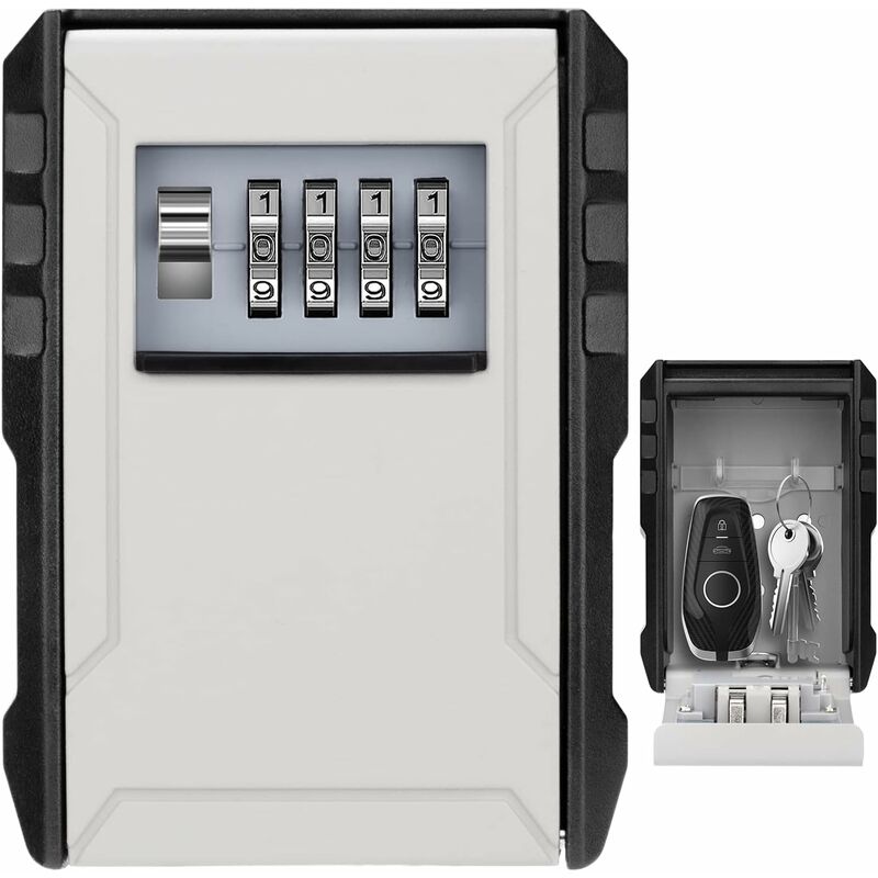 Waterproof Outdoor Security Key Box Key Box Wall Mounted Key Box Large Key Box For Keys, Cards Home Schools Offices - Image 1