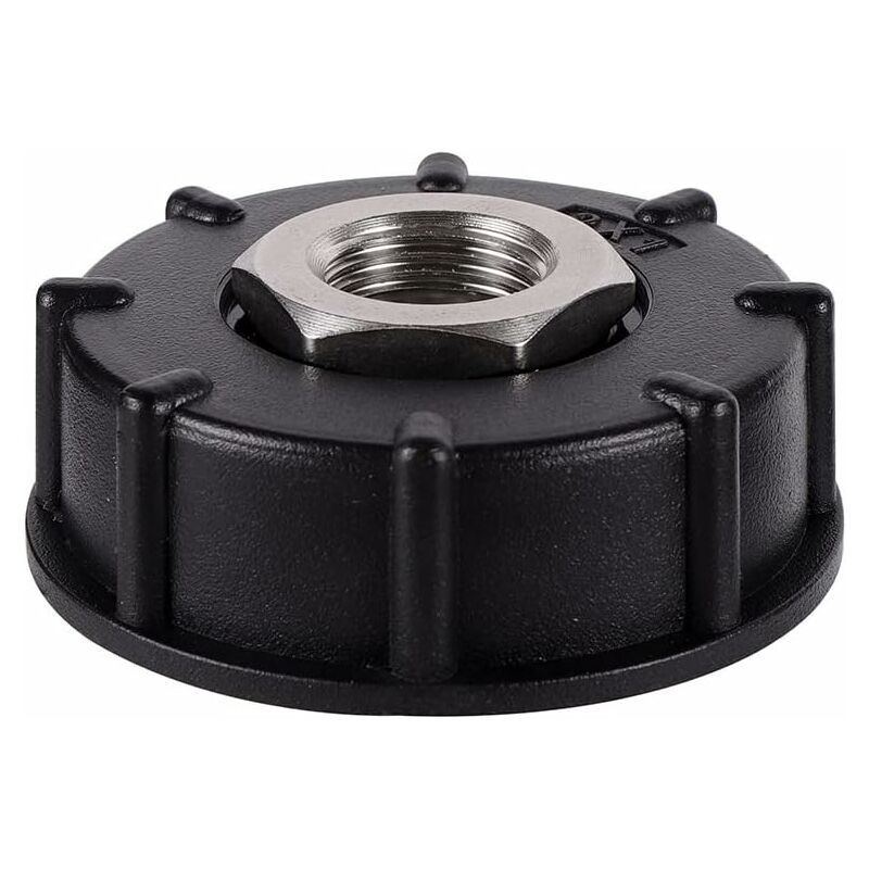 Ibc S60X6 Water Tank Adapter Coarse Thread With Hose Connector Stainless Steel Valve Spout Fittings (1/2
