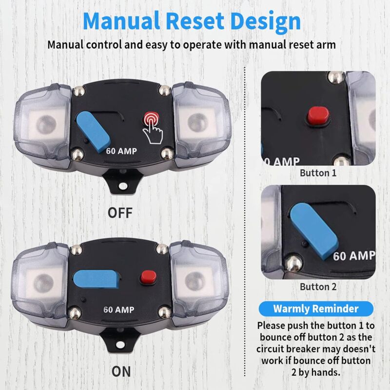 Car Fuse Holder 12V-48V Audio Fuse Protection System For Car, Rv, Boat (300A) - Image 2