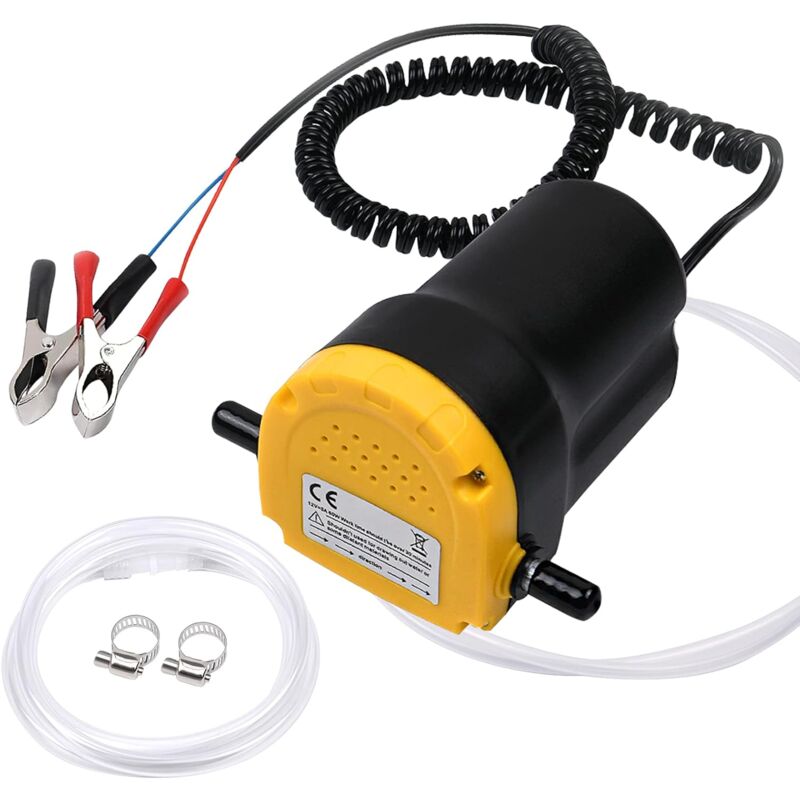 Diesel Oil Pump, Electric Oil Change Pump Diesel Oil Extractor Suction 12V 60W For Car Fluid Extractor Diesel Change, - Image 1