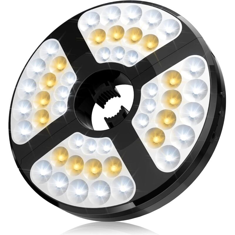 48 LED Rechargeable Umbrella Light, With 3 Lighting Modes 72 Hours Adjustable Cordless Light For Garden Patio Umbrella - Image 1