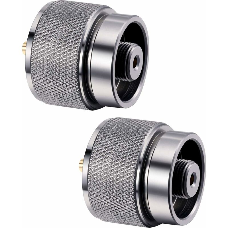Parts Camping Stove Adapter 1 Lb Propane Small Tank Inlet Outlet Outdoor Cylinder Lpg Canister Adapter - Image 1