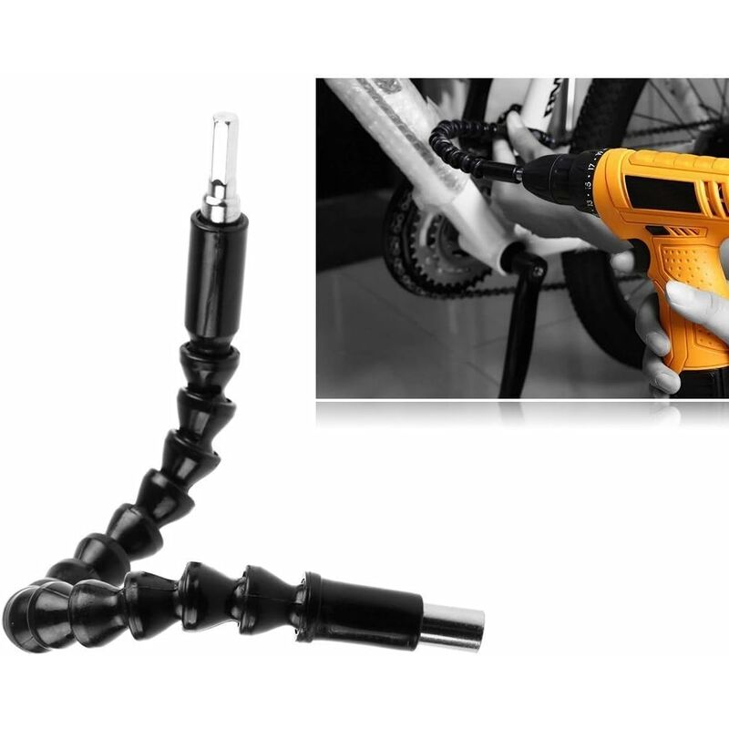 Flexible Cardan Bit Holder Extension For Screwdriver, Drill, Ideal For Mechanical Work Or General Maintenance, 290 Mm, - Image 4