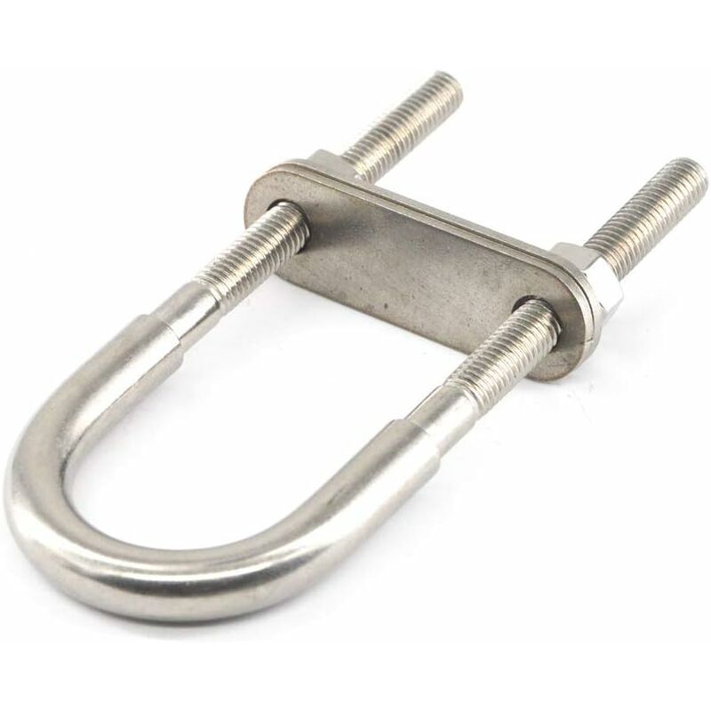 M6X90 304 Stainless Steel U Bolt (2 pcs) - Image 3
