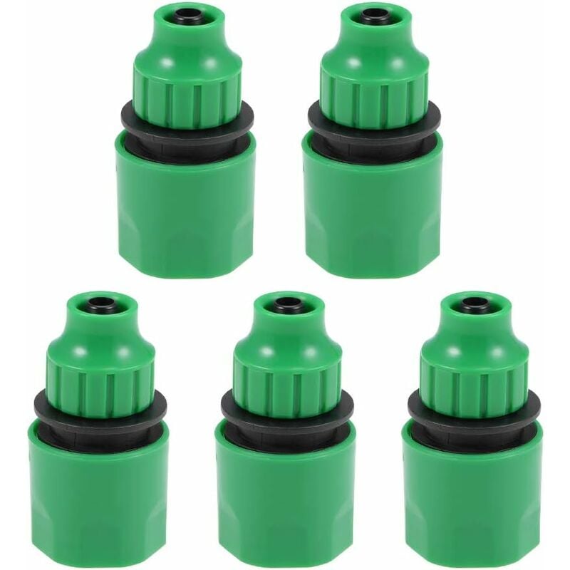 Quick Connector Hose Pipe Adapter 8Mm Inner Diameter Pipe Fitting For Garden Irrigation System 5 pcs - Image 1
