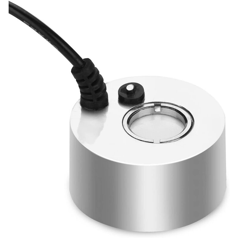 Fogger 24V Metal Ultrasonic Mist Maker Fogger For Pond, Aquarium, Garden, Halloween Eu Plug (Silver) - Image 1