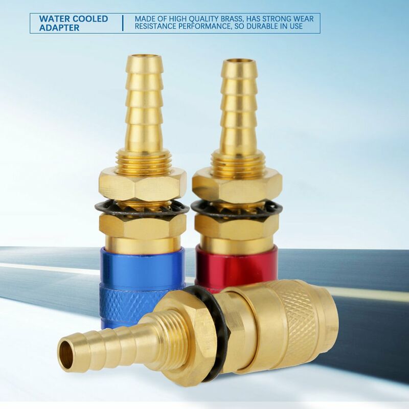 Quick Connector, 3 pcs 8Mm Water Cooled Welding Connector Gas Adapter For Tig Welding Torch - Image 3