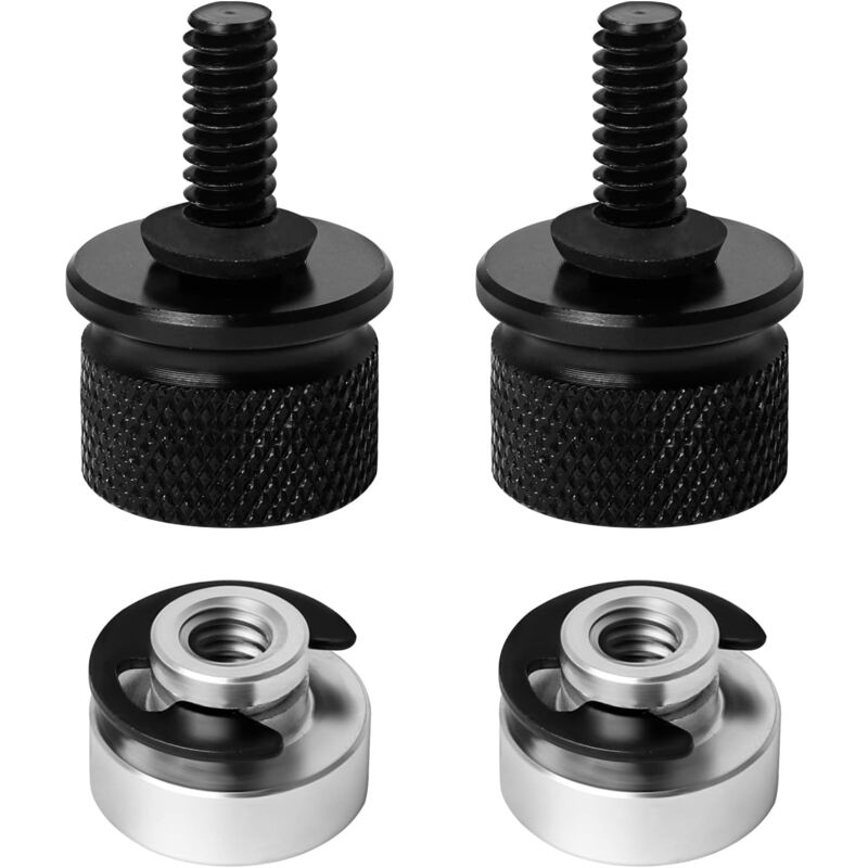 2 Set Seat Mounting Screws Kit Harley DAvidson Saddle Screws Seat Mounting Bolt Motorcycle Rear Mounting Screws For - Image 1