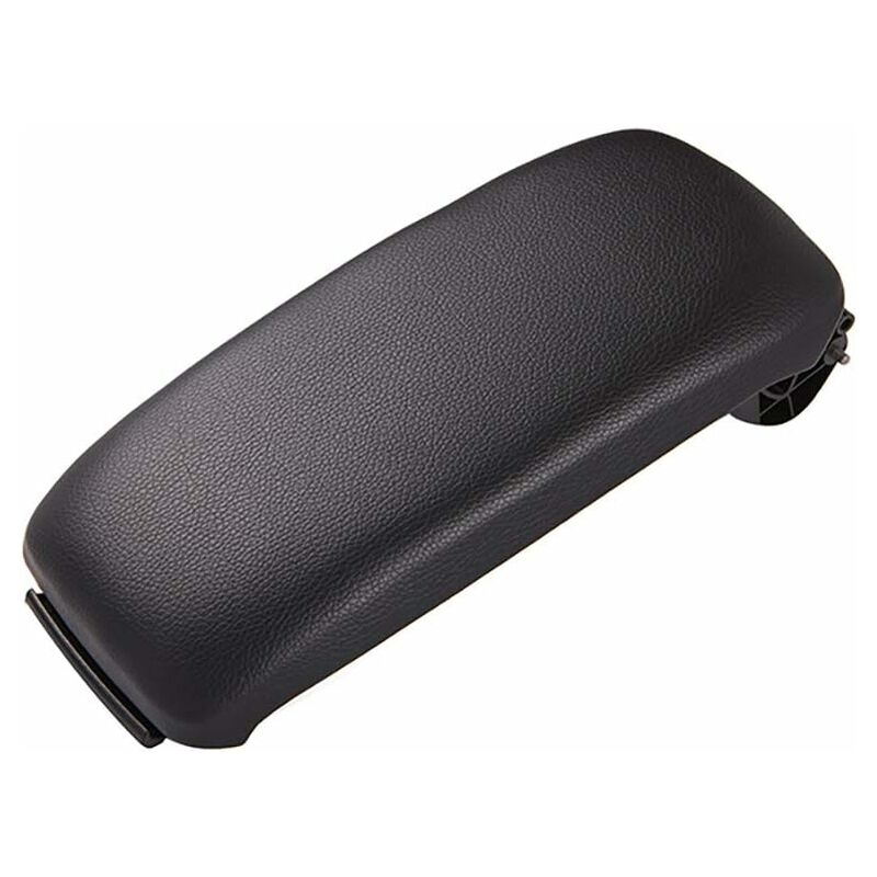 Center Armrest Lid With Base Plate, For A3 8P / A5 2003-2013, Black Leather, Oe: 8P0864245P - Image 1