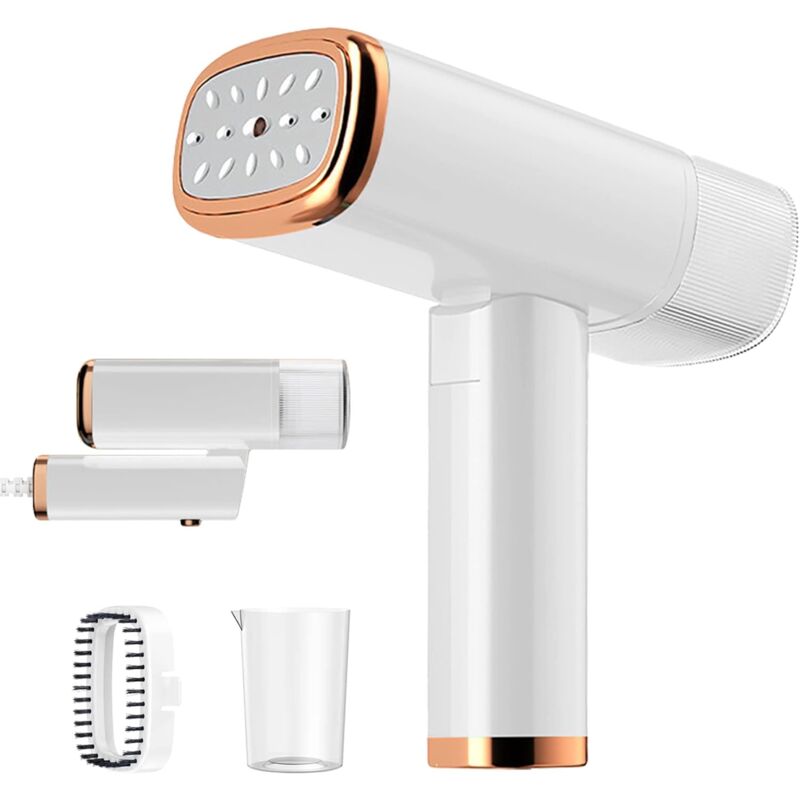 Garment Steamer, Mini Portable Iron, 30S Fast Heat-Up, 1000W, 120Ml, Travel Steamer With Brush And Measuring Cup - - Image 1