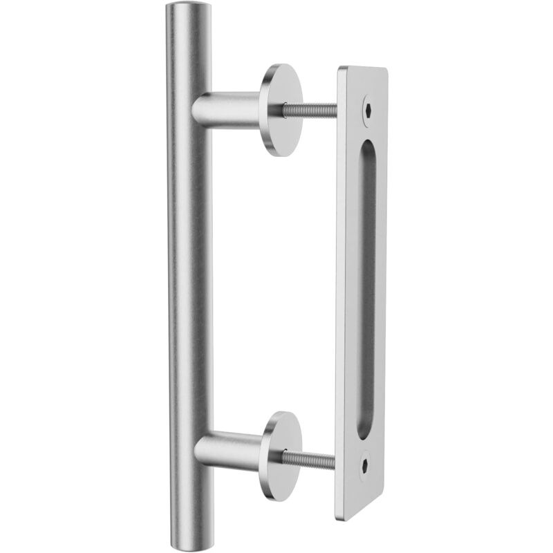 30Cm Sliding Door Handle Set, Stainless Steel Sliding Door Handle, Large Rustic Size, Suitable For Gates, Garages, - Image 1