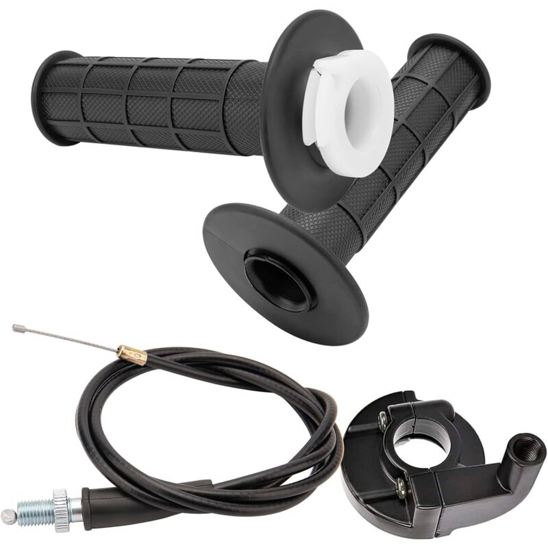 Twist Throttle Grip & Cable With 7/8