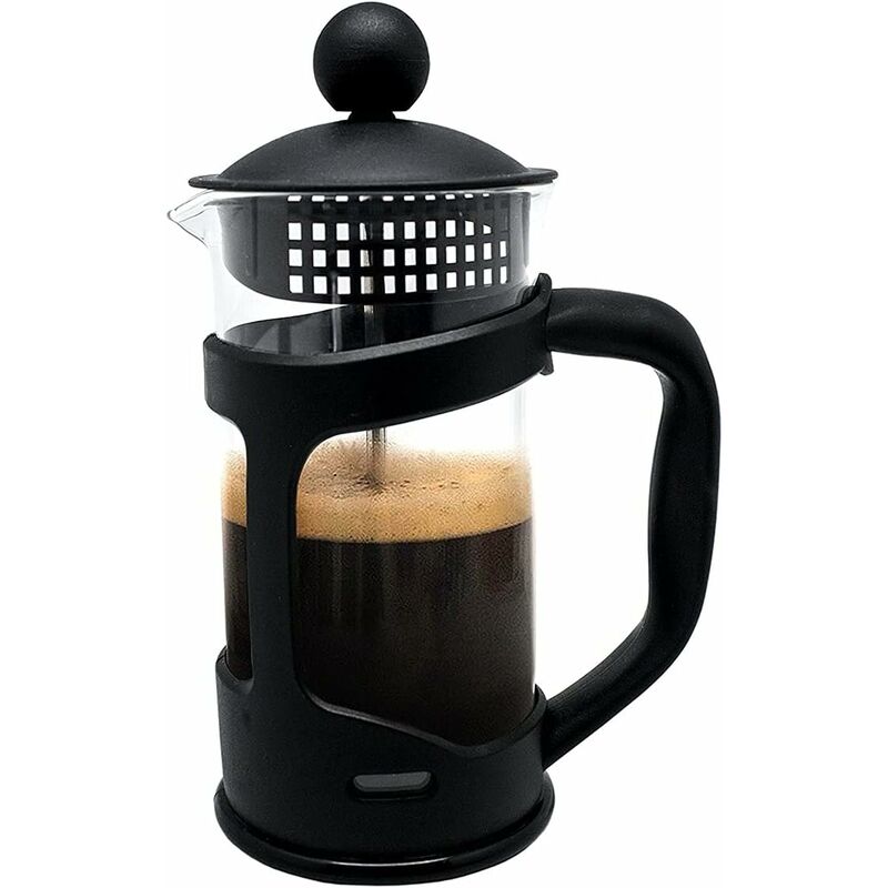 French Press Coffee Maker 18X11.5X8 Cm 0.35L Black - Image 2