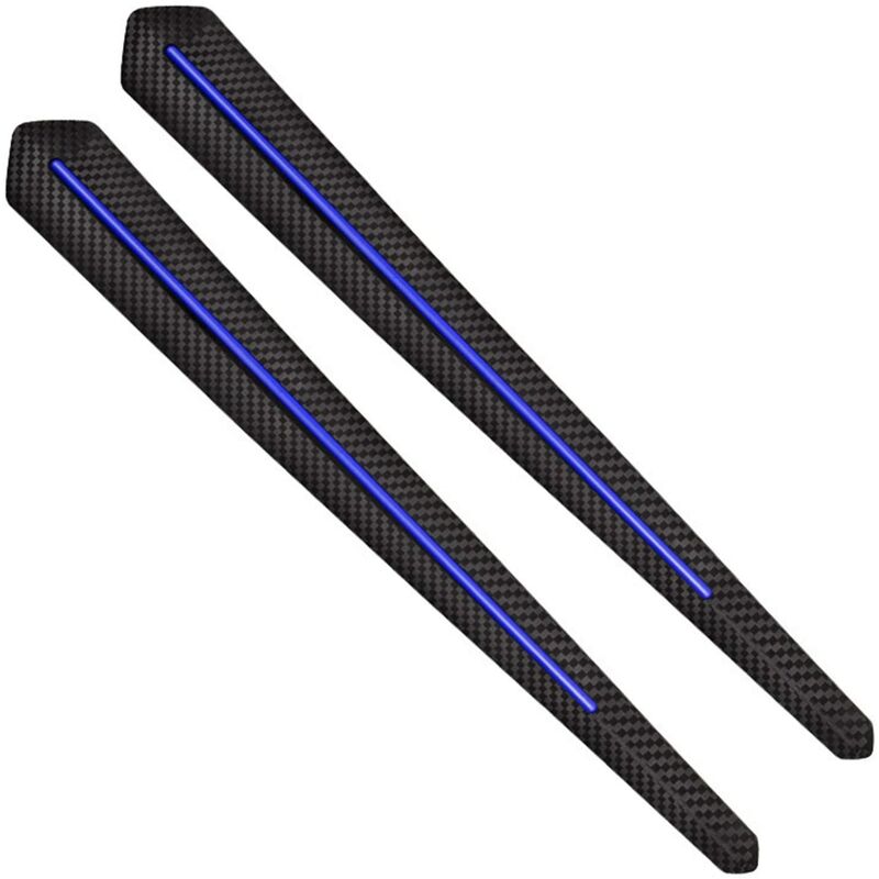 2 pcs Car Bumper Protector Strips, Universal Car Sticker Bumper Protection Front Rear Edge Anti-Collision Strip - Image 1