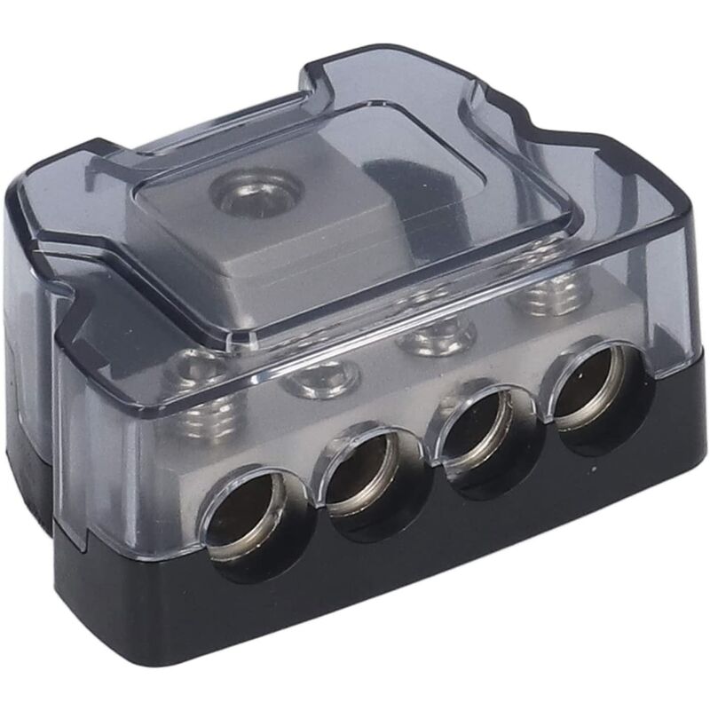 4 Way Power Distribution Block Fuse Holder Amp Fuse Distribution Block Car Audio Splitter - Image 1