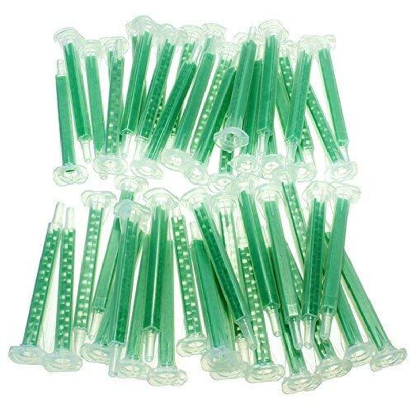 Werse 50 pcs F6-16 Green Ab Glue Mixing Tube Static Mouth Section 16 Nozzles - Image 3