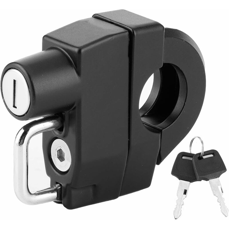 Helmet Lock, Universal Motorcycle Helmet Lock With Key Riding Accessory For,Suitable For 2.2-2.8Cm Handle Diameter - Image 1