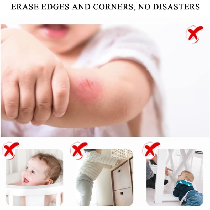 5 Meters Table Corner Protection Strip, Transparent Furniture Corner Protector, Pre-Adhesive Edge Protector For Tables, - Image 3