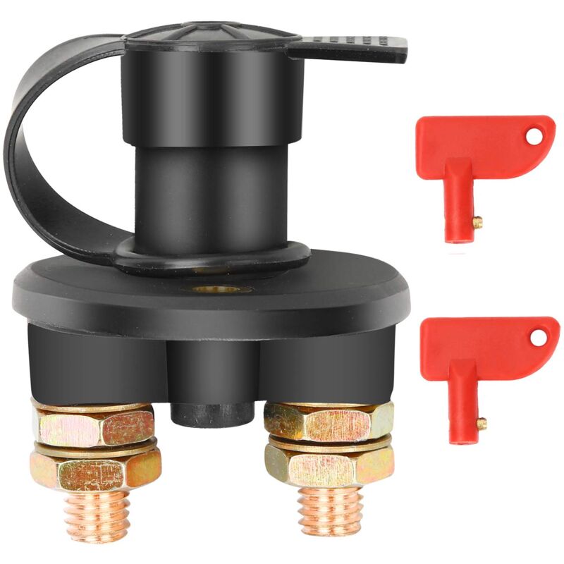 Isolator Switch 12V/24V Battery Isolator Disconnect Max 200A For Car, Truck, Boat, Vehicles Power Cut Off Kill Switch - Image 1