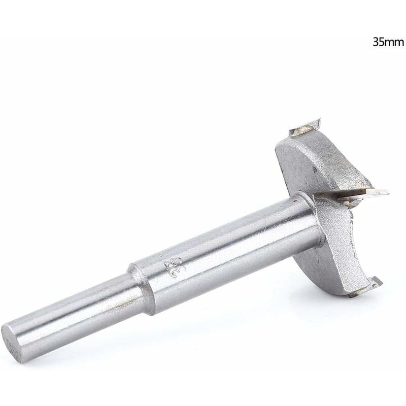 Forstner Wood Drill Bit Cemented Carbide Forstner Bits Flat Hole Saw Drilling Tool (35Mm) - Image 1