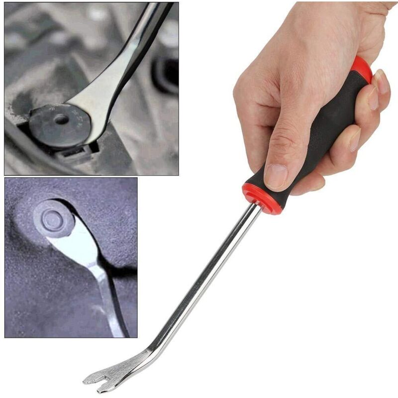 Steel Crowbar, Rivet Demolition Tool For Car Door Repair Buckle Trim Screwdriver Removal - Image 4