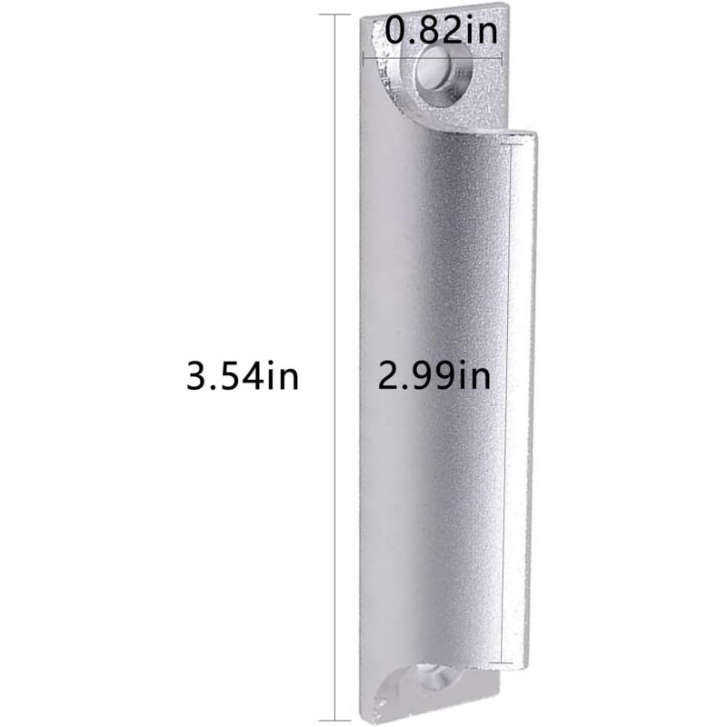 Sliding Door Handle - Kitchen Cabinet Handle - Balcony Door Handle, Suitable For Sliding Doors, Wooden Doors, Windows - Image 2