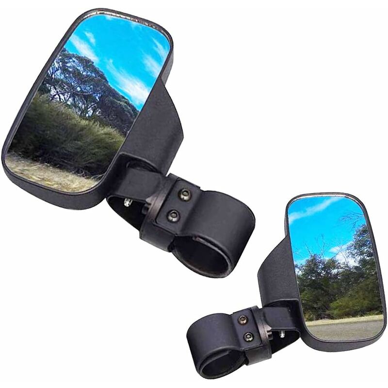 Motorcycle Rearview Mirror Knobs 50Mm 44Mm Universal With Bracket 2 pcs Replacement For Utv Rzr 900 Xp 1000 Turbo - Image 1