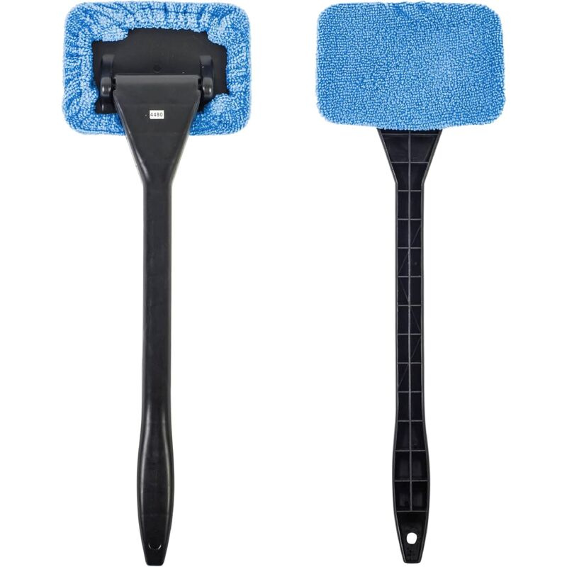 Interior Windshield Cleaner - Long Handle Car Windshield Cleaner Interior Windshield Cleaning Fog Moisture Removal - - Image 1