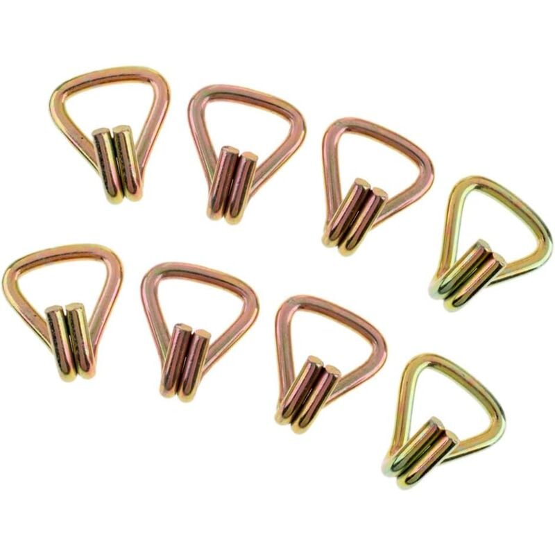 8X Heavy Duty Double J Hooks For Strap Maximum Breaking Strength 1000Kg - Image 1