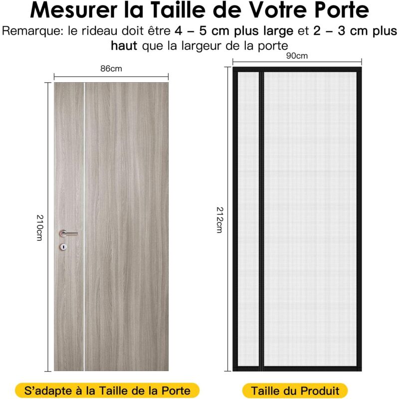Magnetic Mosquito Net For Doors, Windows, Sliding Doors, Swing Doors, ROlling Doors, Caravans, Balconies, Motorhomes - Image 2